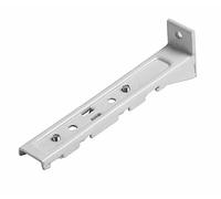 Fineline Pack 4 Face Fix White Curtain Track Double Wall Support