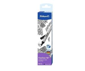 Fineliner 96 0.4Mm Black (10Pcs) Top Quality