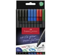 Fineliner Grip 10 Colors Faber-Castell Top Quality
