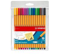 Fineliner Point 15 Colors Case Stabilo Top Quality