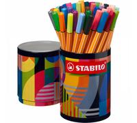 STABILO Fineliner point 88 ARTY – Tin of 45 – Assorted Colours