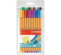 STABILO point 88 - Fineliner - Pack of 20 - Assorted Colours