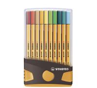 Fineliner - STABILO point 88 - ColorParade - Assorted Colours - 20 pcs