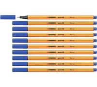 STABILO point 88 - Fineliner - Pack of 10 - Blue