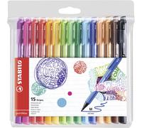 Nylon Tip Writing Pen - STABILO pointMax - 15 pack - Assorted Colours