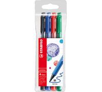 Stabilo PointMax Nylon Tip 0.4 Ast PK4