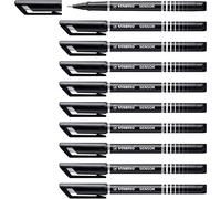 Fineliner - STABILO SENSOR F Box of 10 Black
