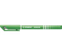 Fineliner with Cushioned F-Tip - STABILO SENSOR fine - Pack of 1 - Green