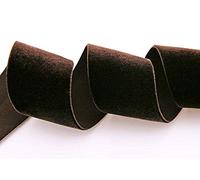 finemark 3 m x 36 mm Velvet Ribbon Dark Brown (429 Cuban Brown) Decorative Ribbon Brown Velour One Sided Velvet Ribbon Fixed Edge Velvet Ribbon for Sewing Decoration