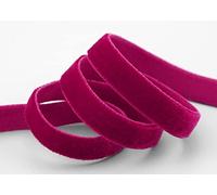 finemark 3 m x 9 mm Elastic Velvet Ribbon Wine Red (360) Velour Extremely Stretchy One Side Velvet 20% Elastane for Sewing