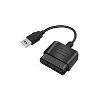 Finera USB 2.0 Games Controller Adapter Converter Cable, Compatible with PS1 PS2 Dual shock 2 Joypad Gamepad to PS3 PC Game