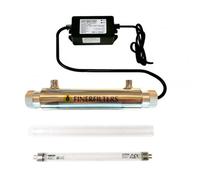 Finerfilters 11W Ultraviolet Uv Steriliser System - 4 Litres Per Minute (1 Gpm) - Includes Fittings For 1/4" Push Fit Connection