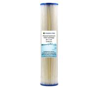Finerfilters 20" Jumbo Pleated Sediment Water Filter - 20" X 4.5" - Washable Filter To Extend Lifespan, Fits 20" Jumbo Housings - 5 Micron