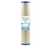 Finerfilters 20" Jumbo Pleated Sediment Water Filter - 20" X 4.5" - Washable Filter To Extend Lifespan, Fits 20" Jumbo Housings - 1 Micron