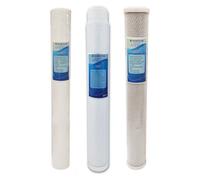 Finerfilters 20" Standard Hma Heavy Metal Removal Replacement Filter Pack - Pp, Gac/kdf, Cto