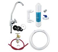 Finerfilters Classic Undersink Drinking Water Filter Kit System Including Accessories - Enjoy Crystal Clear, Great Tasting and Smelling Water on Tap 24/7 (Bobble Foot Tap)