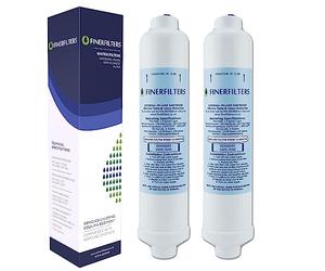Finerfilters FF-6010PF Fridge Water Filter Compatible with Kenwood, Hisense DA2010CB, Daewoo DD7098 Fridge Water Filter Cartridge, and more. (2 Pack)