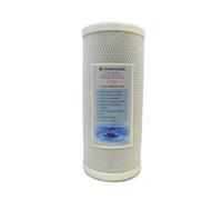 Finerfilters Jumbo Carbon Block Water Filter - 10" X 4.5" - 10 Micron - For Big Blue / Jumbo Housing Systems