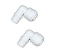Finerfilters Membrane Fitting Elbow 1/8" Male Bsp X 1/4" Pf (2 Pack)