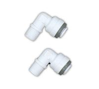 Finerfilters Membrane Fitting Elbow 1/8" Male Bsp X 1/4" Pf Nrv (2 Pack)