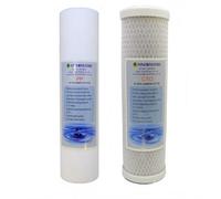 Finerfilters Reverse Osmosis Replacement Filter Pack - 5 Micron Sediment & 5 Micron Carbon Block Filter