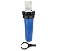 Finerfilters Single 20" Jumbo Water Filter Housing With 1" Brass Ports And Pressure Release Valve