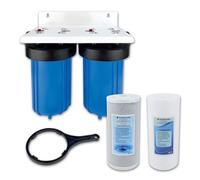 Finerfilters Standard Whole House Water Filter System 10" Jumbo Double