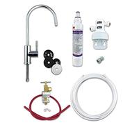 Finerfilters Under Sink Drinking Water Filter System with 3M AP2-C405-SG Quick Change, 0.5 Micron Water Filter - Full DIY System (Chrome Tap, 1 Filter (6 Months))