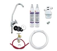 Finerfilters Under Sink Drinking Water Filter System with 3M AP2-C405-SG Quick Change, 0.5 Micron Water Filter - Full DIY System (Bobble Tap, 2 Filters (12 Months))