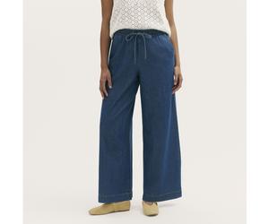 Finery London 100% Cotton Denim Trouser with Stretch Waist Standard INDIGO SIZE 12
