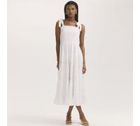 Finery London 100% Cotton Voile Ebony Tiered Dress BLACK SIZE 18