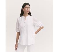 Finery London Adalia 100% Cotton Voile Detailed Blouse BLACK SIZE 10