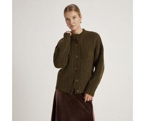 Finery London Alisa Super Soft Marl Knitted Cardigan CHARCOAL SIZE 10