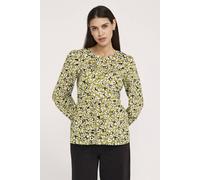 Finery London Bel Leopard Print Top In Olive Olive 14