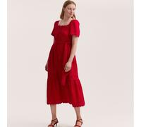 Finery London Cotton Poplin Dress DARK KHAKI SIZE 10