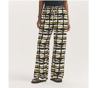 Finery London Eden Printed Trousers Standard BLACK LEAF SIZE 12