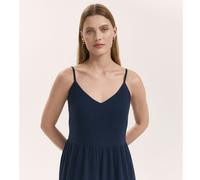 Finery London Emmie 100% Cotton Double Gauze Tiered Dress BLACK SIZE 16