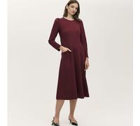 Finery London Felice Ponte Jersey Midi Dress Petite BLACK SIZE 10