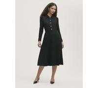 Finery London female Lucia Premium Lightweight Satin Crepe Dress - 18 - Black, Black