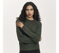 Finery London Frida Pointelle Knitted Jumper BLACK SIZE 12