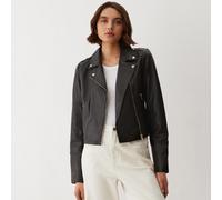 Finery London Genuine Black Leather Jacket BLACK LEATHER SIZE 10