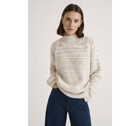 Finery London Helen Funnel Neck Knitted Sweater In Warm White Warm White