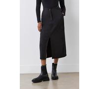 Finery London Juliette Cargo Midi Skirt In True Black True Black 12