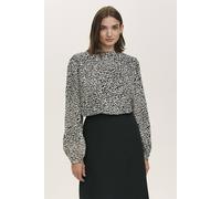 Finery London Keira Animal Print Crepe Blouse Multi 10