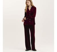 Finery London Kenzie Velvet Trouser Standard BLACK SIZE 10