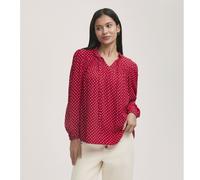 Finery London Kiya Moon Crepe Spot Printed Top BLACK SPOT SIZE 10