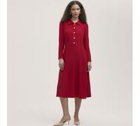 Finery London Lucia Rich Crepe Dress Standard BOTTLE GREEN SIZE 22