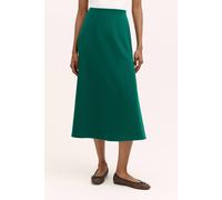 Finery London Mae Ponte Jersey Midi Skirt In Bottle Green Bottle Green