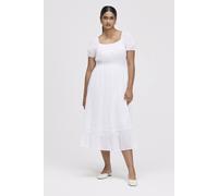 Finery London Mandy Cotton Voile Midi Dress In White White