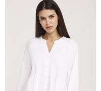 Finery London Martha Ruched Detail Shirt WHITE SIZE 10
